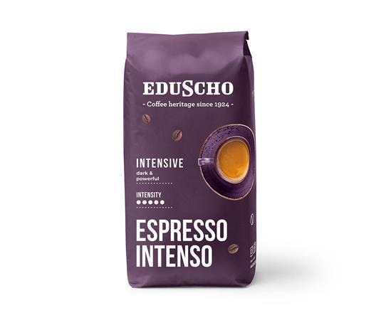 Káva, pražená, zrnková, 1000 g, EDUSCHO "Espresso Intensive"